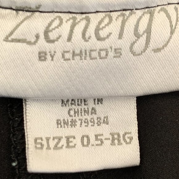 Chico's Zenergy Black Cargo Perfect Pant SZ .5 - Picture 9 of 10